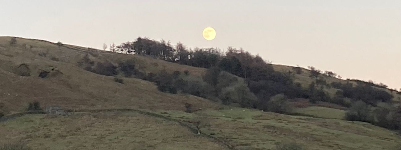 View across the fells near Garsdale