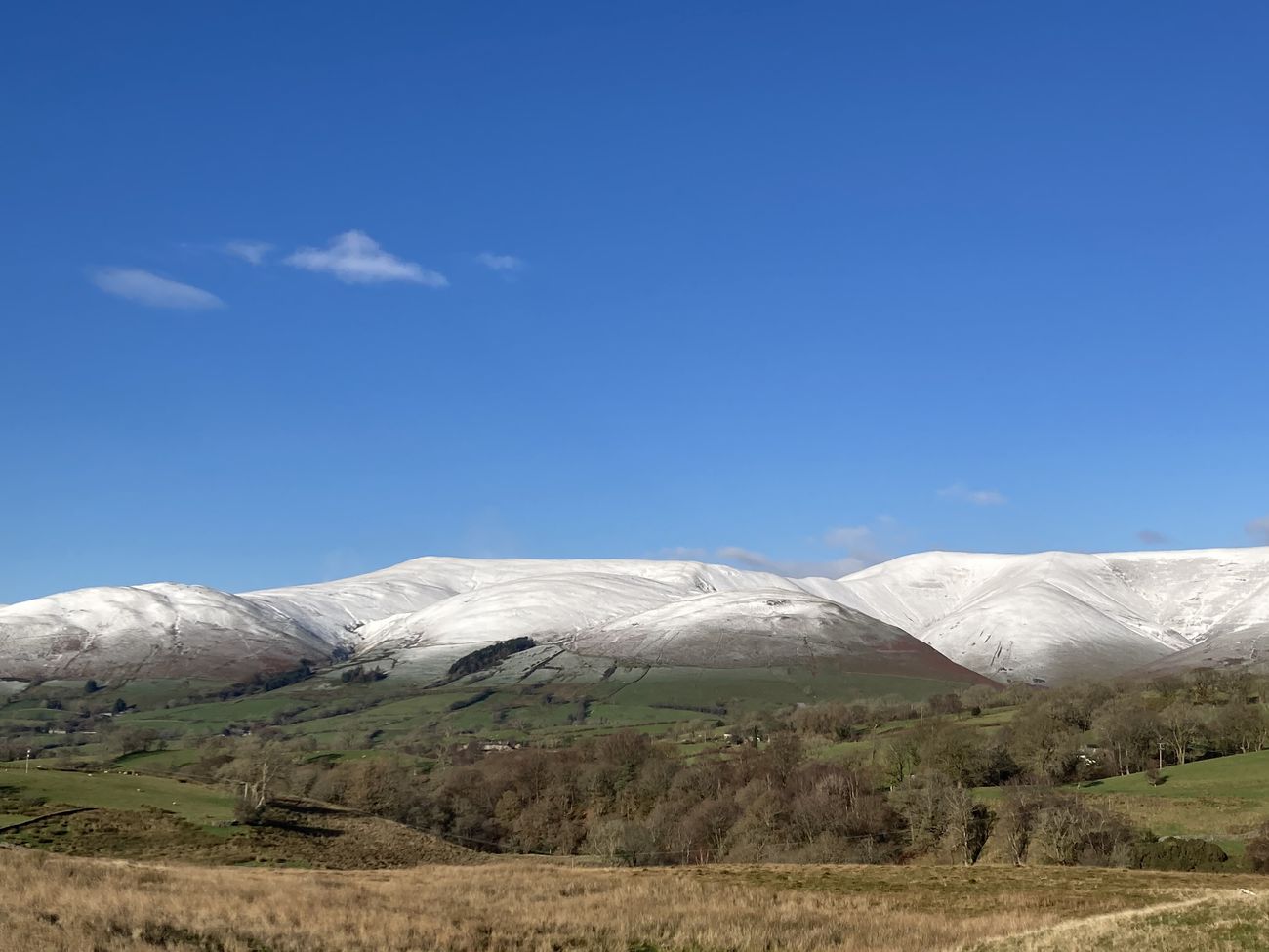 The fells above Garsdale